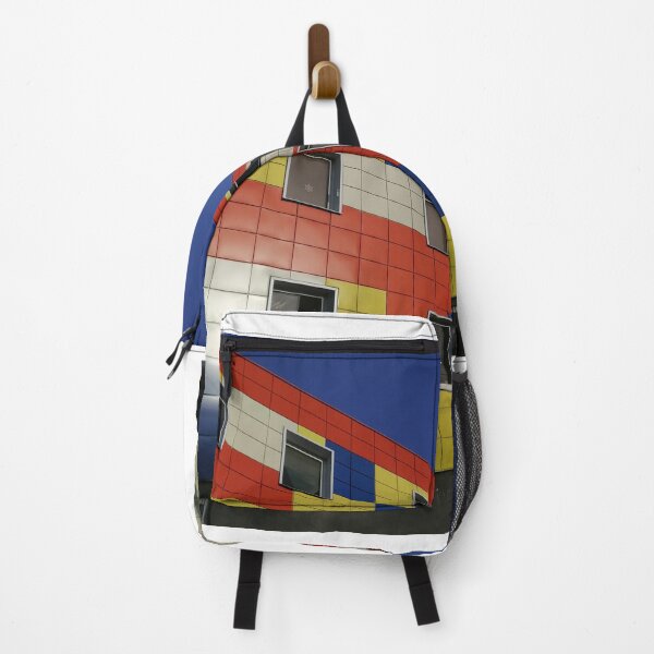 Item preview, multicolored city house against the blue sky designed and sold by Olga Kydryavskaya.