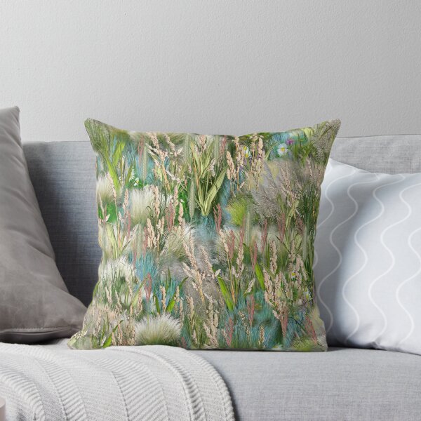 Item preview, Wild Eco-friendly Grasses & Spring Flowers designed and sold by NadineMay.