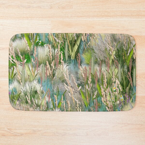 Item preview, Wild Eco-friendly Grasses & Spring Flowers designed and sold by NadineMay.