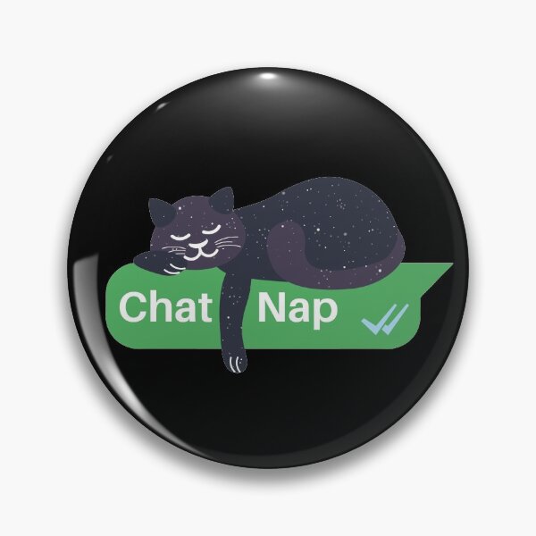 Item preview, Cosmic Cat sleeping on a Text Box | Catnap  designed and sold by Fluffy-Vectors.