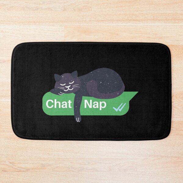 Item preview, Cosmic Cat sleeping on a Text Box | Catnap  designed and sold by Fluffy-Vectors.