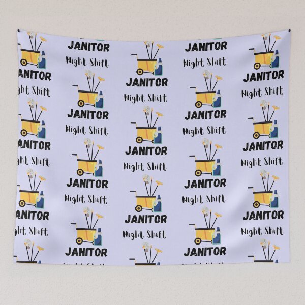 Item preview, Copy of night shift janitor designed and sold by Zaibo.
