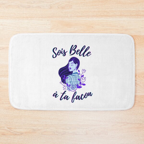 Item preview, Be beautiful in your own way - popular french quotes theme gifts (dark blue) designed and sold by RebelliousRosee.