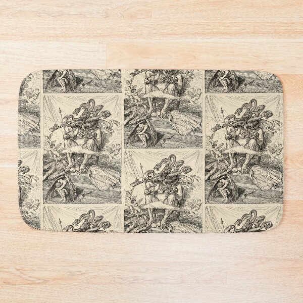 Item preview, The throne of the Hydra illustration designed and sold by Vintage Designs +.