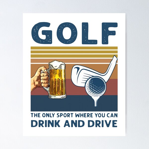 Item preview, GOLF THE ONLY SPORT WHERE YOU CAN DRINK VINTAGE  designed and sold by GPTrending.