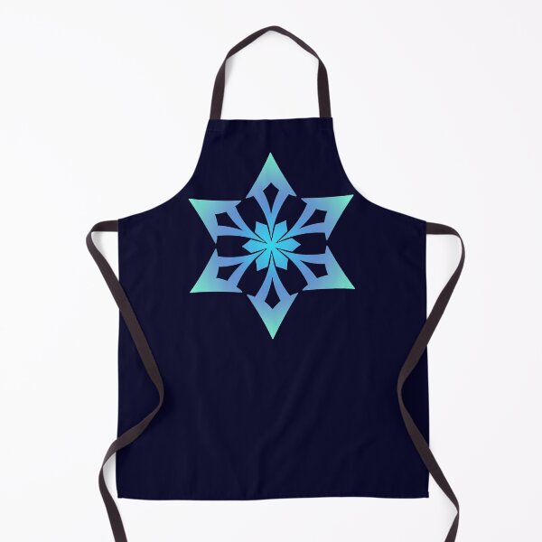 Item preview, Cryo Symbol Genshin Impact (dark) designed and sold by LokittyLevi.
