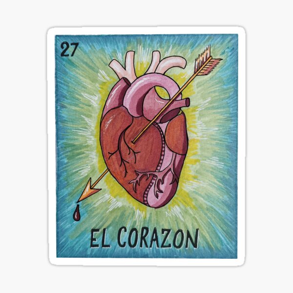 Red Corazon Sticker