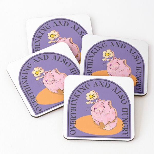 Item preview, Cat Overthinking and also Hungry designed and sold by AanmahStore.