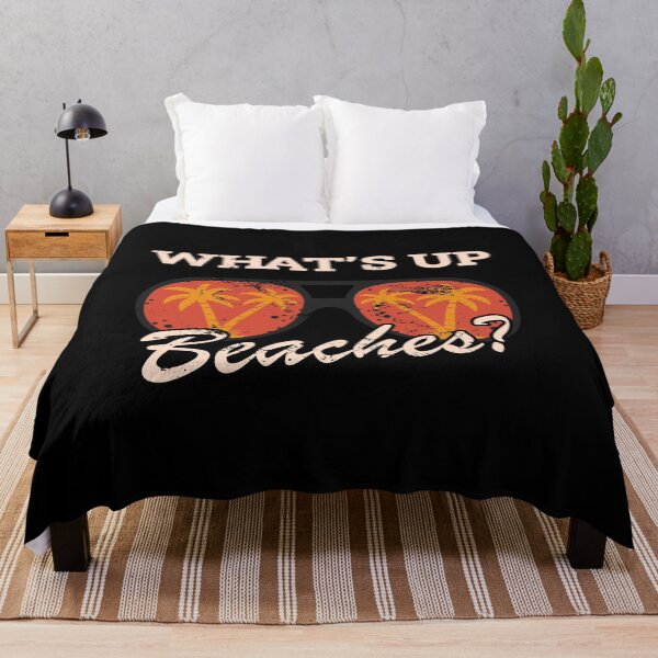 Item preview, What's Up Beaches Beach Sunglasses Palm Tree Summer Vacation Snorkel Umbrella Sunbathe Tanning Swim Surfing Sur designed and sold by shirti.