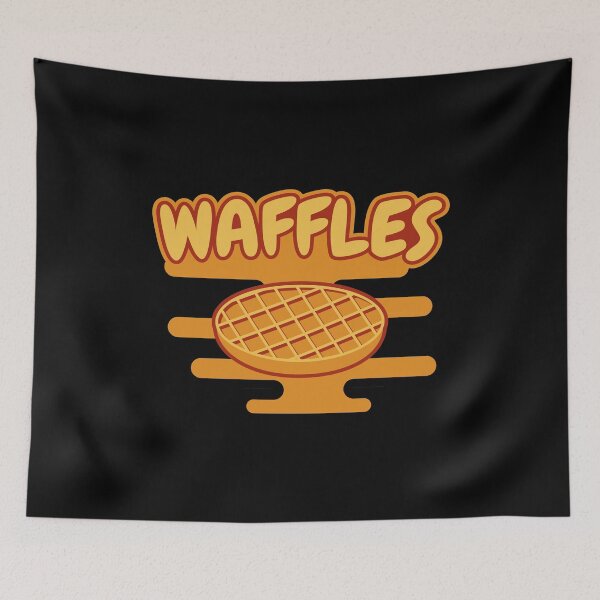 Item preview, Waffles Cook Batter Baked Pastry Baking Maple Syrup Waffle Flour Powder Bake Chef Food Dessert Sweet Sugar De designed and sold by shirti.