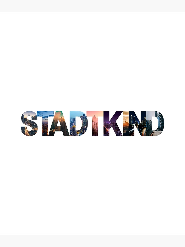 "Stadtkind modern city design" Poster for Sale by Aedrikan | Redbubble