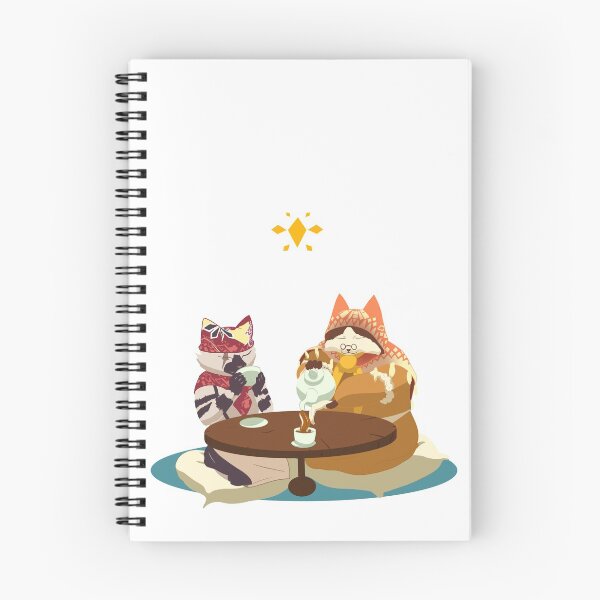 Artikelvorschau, Monster Hunter Grammeowster und Meowscular Chef Tea Time (Chef Cat, Palico) entworfen und verkauft von Fantasyhaze.