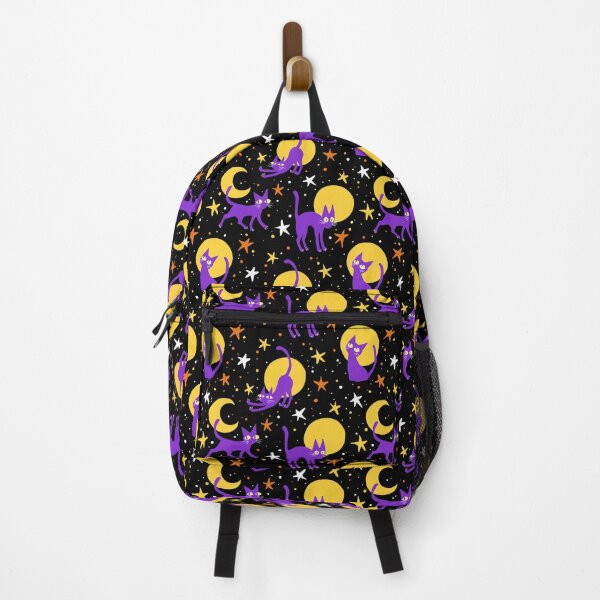 Item preview, Moonlit Cats on Black designed and sold by Paisley Yazel.