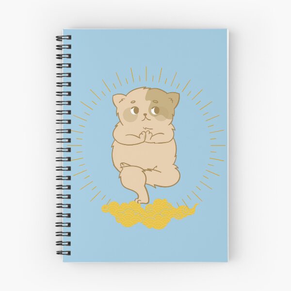Item preview, Cute Zen Cat Meditating on Cloud 禪 designed and sold by OnigiriDoctor.