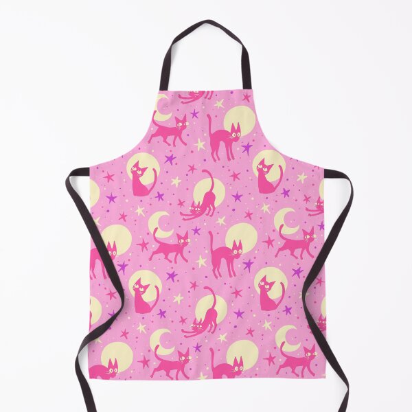 Item preview,  Moonlit Cats on Pink designed and sold by Paisley Yazel.