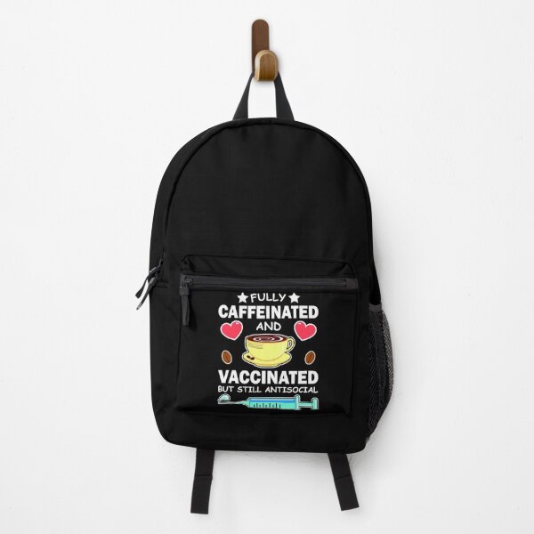 Item preview, Fully Caffeinated And Vaccinated But Still Antisocial designed and sold by vineeth.