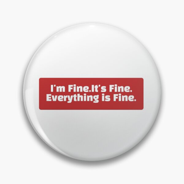 Aperçu de l'œuvre I'm fine it's fine everything is fine créée et vendue par LU NA.