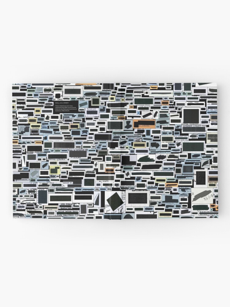 Alternate view of Keep your secrets safe with #redactionart Hardcover Journal