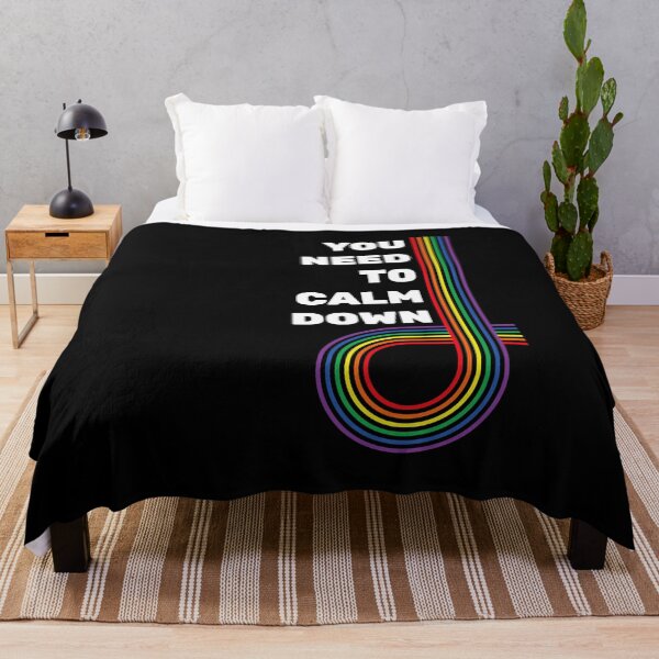 Item preview, You Need To Calm Down Equality Gender Flag LGBT Community Human Rights Lesbian Transgender Rainbow Bisexual designed and sold by shirti.