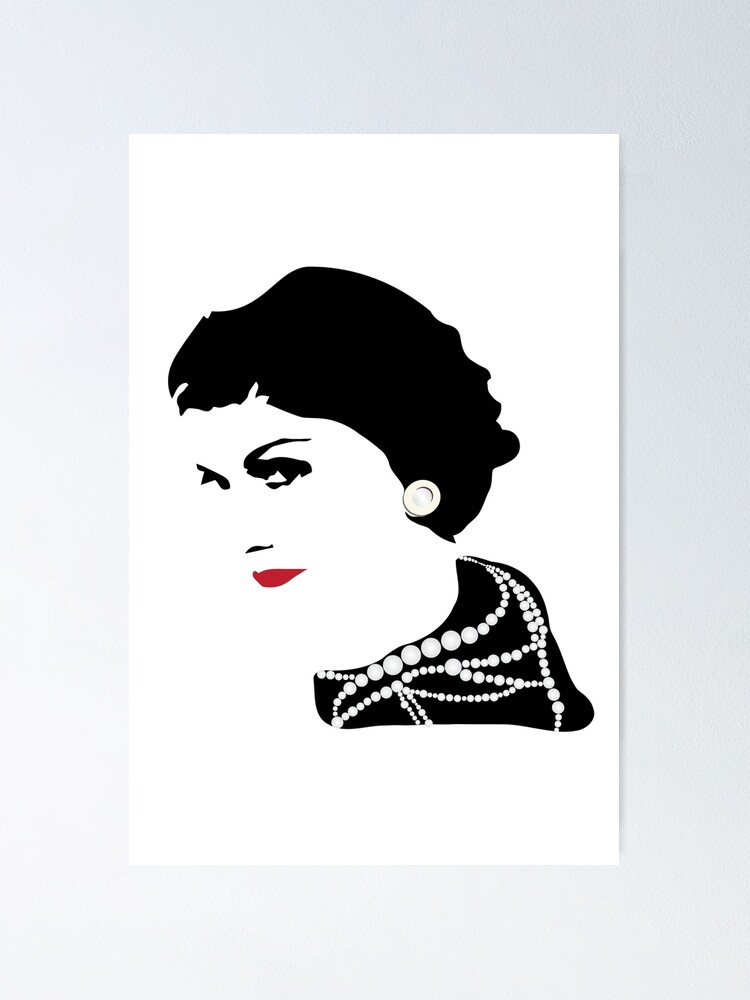 Coco Chanel Poster Feminist Icon Poster Minimalist Print 