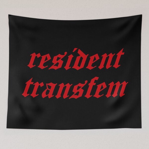 Item preview, Resident Transfem designed and sold by punkauracrystal.