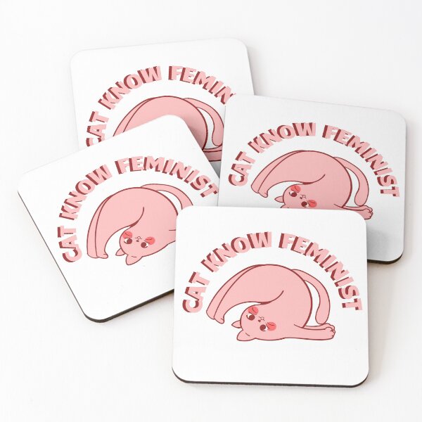 Item preview, Cat know feminist designed and sold by tenderhappiness.