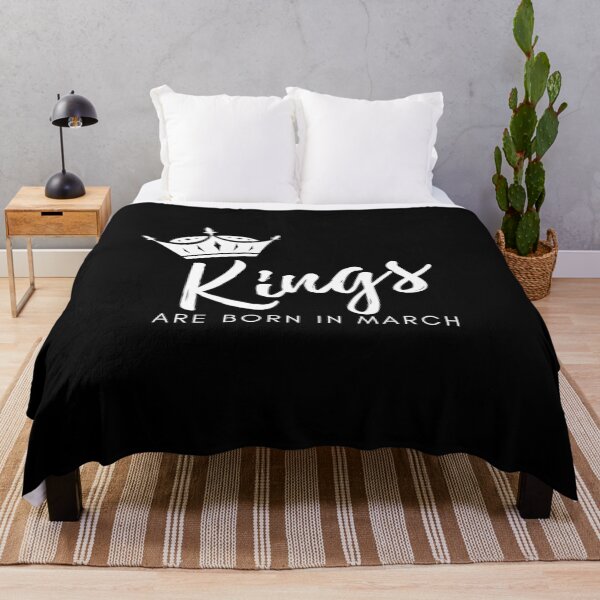 Item preview, Kings are born in March designed and sold by JokesAndFun.