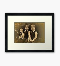 The Runner Boys Framed Print
