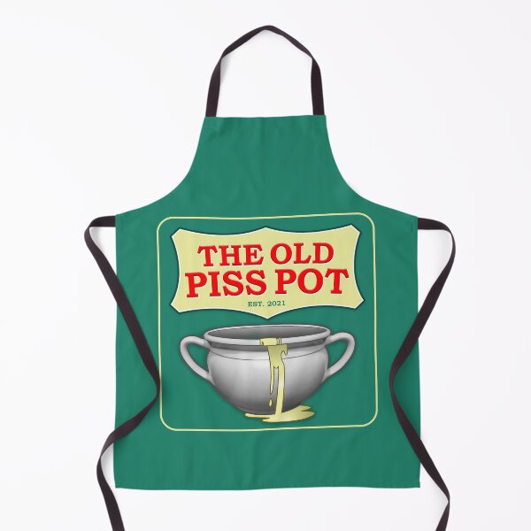 Item preview, THE OLD PISS POT (GREEN BACKGROUND) designed and sold by Unspirations.