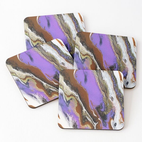 Item preview, Purple Marble-Fluid Art Pattern Designs designed and sold by DiensDesign.