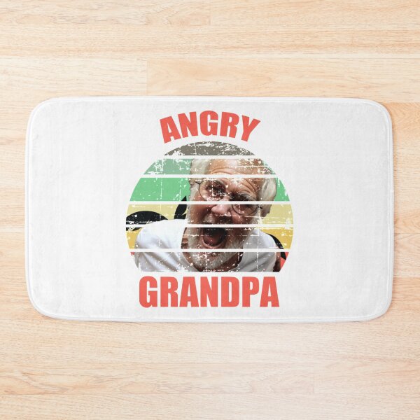 Aperçu de l'œuvre Angry Grandpa Angry Grandpa, Retro Design créée et vendue par AnshuChadan.