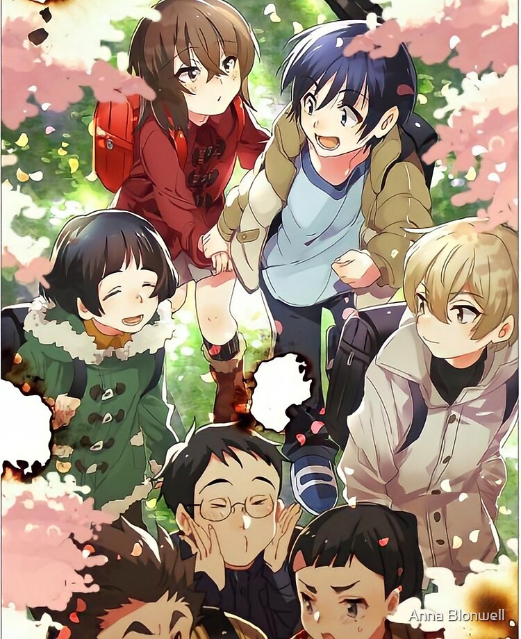 Erased : Love Kayo et Satoru fanart !  Art Board Print by Anna