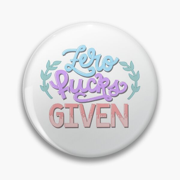 Item preview, Zero Fucks Given Hand Lettered Hand Drawn Typography Quote designed and sold by Letters0fLuna.