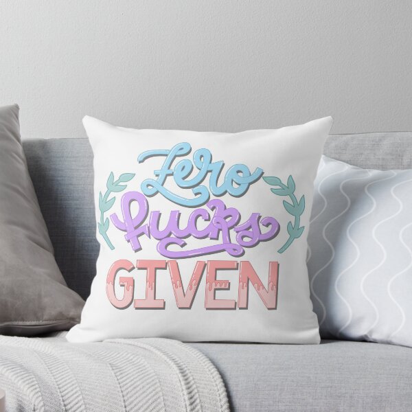 Item preview, Zero Fucks Given Hand Lettered Hand Drawn Typography Quote designed and sold by Letters0fLuna.