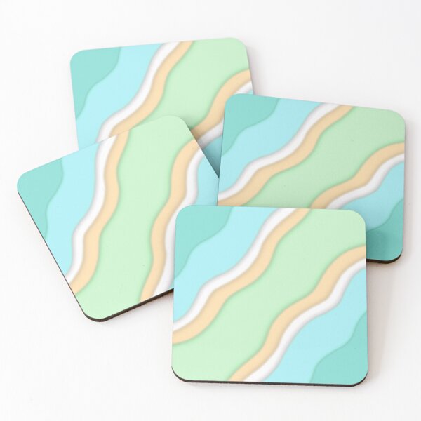 Item preview, Pastel color level abstract in kiwi color  designed and sold by Min-tatin.