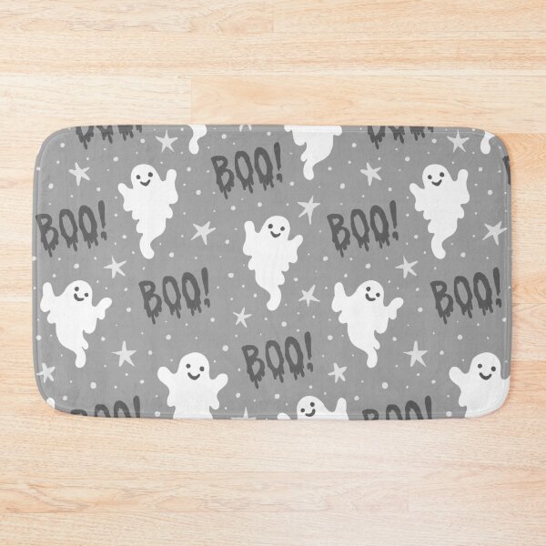 Item preview,  Boo! Ghosts on Pale Gray designed and sold by Paisley Yazel.