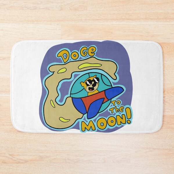 Item preview, Dogecoin to the moon!!! designed and sold by TheArtOfTomas.