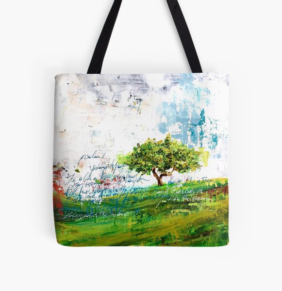 Psalms All Over Print Tote Bag