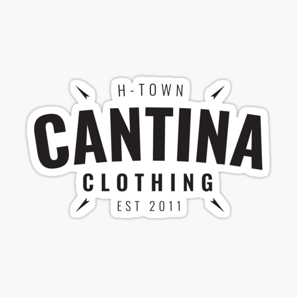 Cantina Clothing Stack Sticker