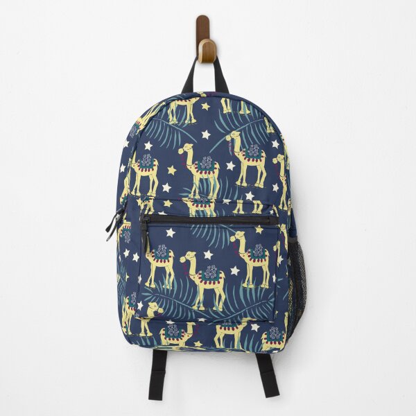 Item preview, Blue Christmas Camel Pattern designed and sold by Claire Wall Designs.