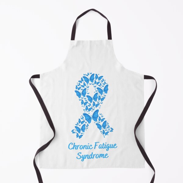 Item preview, Chronic Fatigue Syndrome Blue Butterfly Ribbon designed and sold by Chantelle  Spies.
