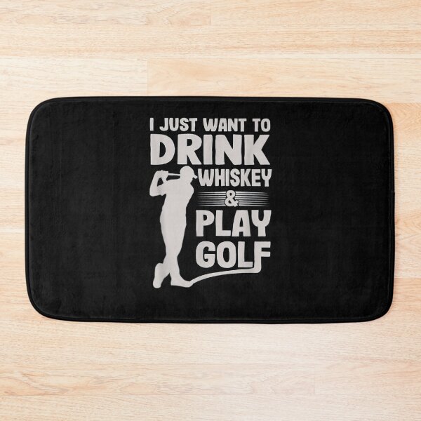 Item preview, I Just Want To Drink Whiskey And Play Golf Funny Dad  designed and sold by mylahKristian.