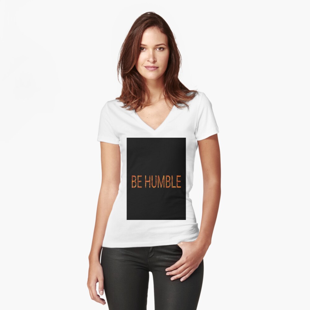 Item preview, Fitted V-Neck T-Shirt designed and sold by Semapemodiba.