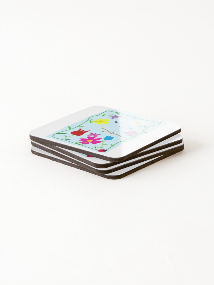 Thumbnail 4 of 5, Coasters (Set of 4), Spring designed and sold by Logan81.