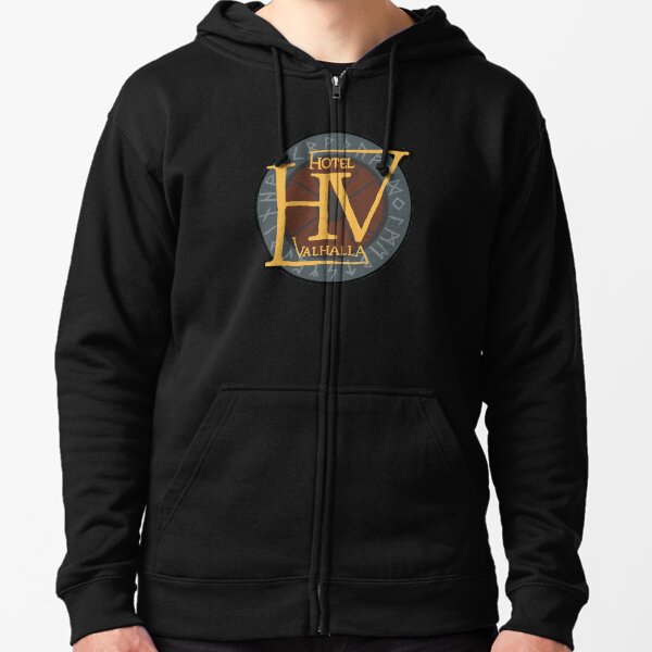 Logotipo de Magnus Chase Sudadera con capucha y cremallera