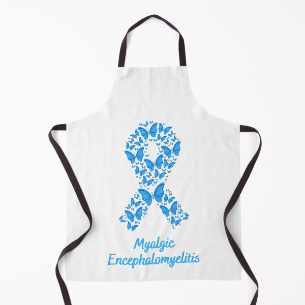 Item preview, Myalgic Encephalomyelitis Blue Butterfly Ribbon  designed and sold by Chantelle  Spies.