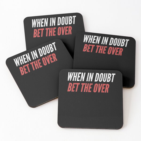 Item preview, When In Doubt Bet The Over Funny Gambling Sports Betting  designed and sold by mylahKristian.