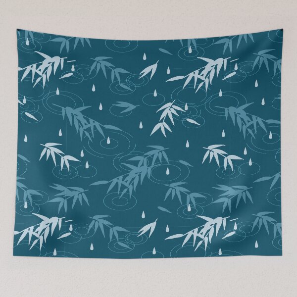 Item preview,  Ripples and Bamboo Leaves After Rain designed and sold by FlinArt.