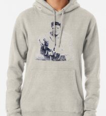 Elvis presley portrait 01 Pullover Hoodie
