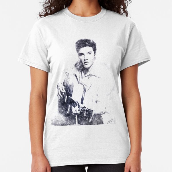 Elvis presley portrait 01 Classic T-Shirt